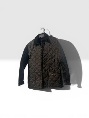 Barbour Quilted Jacket in Dark Oliv
